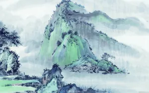 中国山水画精品图片壁纸_4
