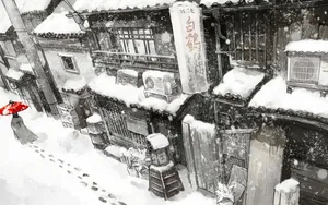 精美手绘插画壁纸_1