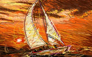 蜡笔素描壁纸 第一辑_2