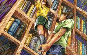 蜡笔素描壁纸 第一辑_9