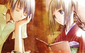 《文学少女》淡雅风格壁纸_5