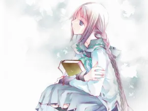 《文学少女》淡雅风格壁纸_6