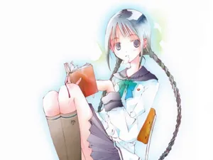 《文学少女》淡雅风格壁纸_15
