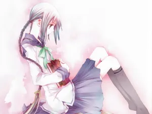《文学少女》淡雅风格壁纸_16