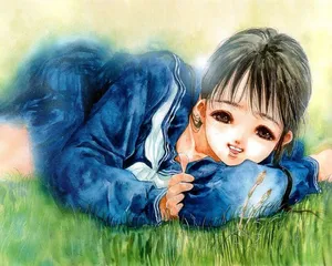 水彩画少女人物 第二辑_1