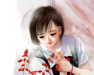 水彩画少女人物 第二辑_6