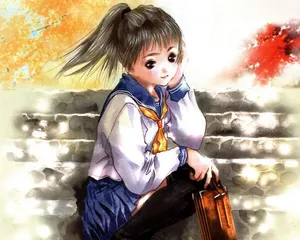 水彩画少女人物 第二辑_10