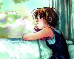水彩画少女人物 第二辑_14