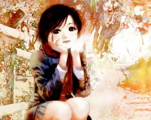 水彩画少女人物 第一辑_4