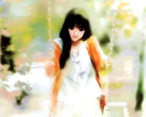 水彩画少女人物 第一辑_13