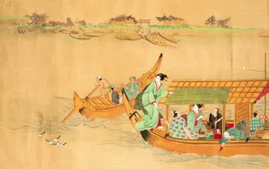 工笔画东洋仕女壁纸_16