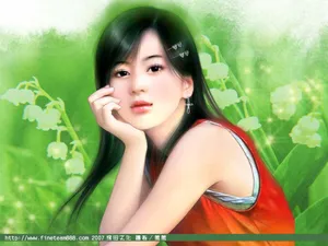 手绘美女 第二辑_11