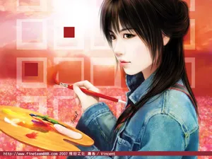 手绘美女 第二辑_15