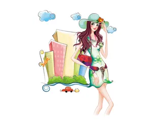 手绘时尚女性 第四辑_4