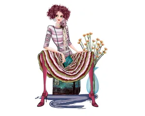 手绘时尚女性 第三辑_12