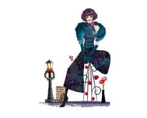 手绘时尚女性 第三辑_14