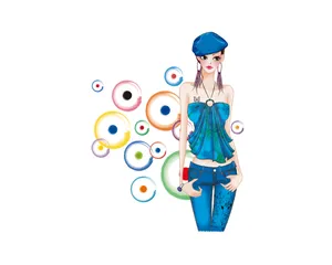 手绘时尚女性 第二辑_7