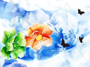 水墨花卉 第一辑_4
