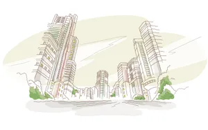 简笔城市风光 第一辑_13