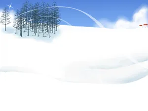 冬天唯美卡通插画桌面壁纸_9