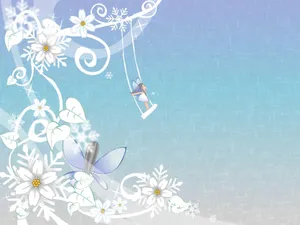冬天唯美卡通插画桌面壁纸_15
