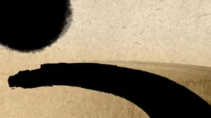 中国艺术墨染画_10