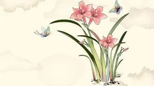 矢量中国水墨画图片壁纸_8