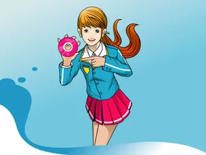 矢量可爱女生 第二辑
