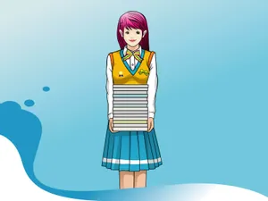 矢量可爱女生 第二辑_4
