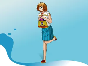 矢量可爱女生 第二辑_9