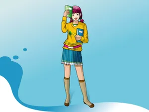 矢量可爱女生 第二辑_12