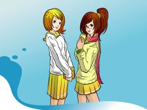 矢量可爱女生 第二辑_17