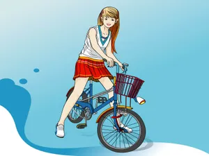 矢量可爱女生 第一辑_5