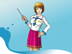 矢量可爱女生 第一辑_9