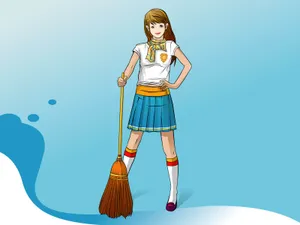 矢量可爱女生 第一辑_12