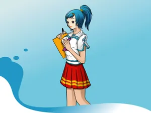 矢量可爱女生 第一辑_18