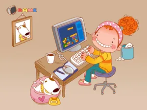 矢量女孩和狗 第一辑_18