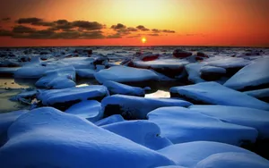 冰霜雪景高清壁纸_8