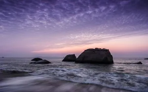 海岸风景风光桌面壁纸_8