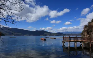 泸沽湖旅游风景壁纸_4