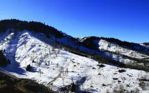 新疆昌吉奇台雪山风光壁纸_7