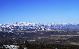 新疆昌吉奇台雪山风光壁纸_8