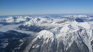 勃朗峰雪山风景壁纸_8