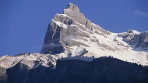 勃朗峰雪山风景壁纸_9
