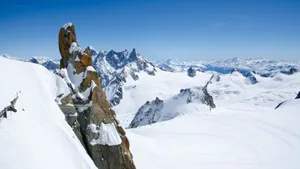 勃朗峰雪山风景壁纸_10