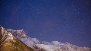 勃朗峰雪山风景壁纸_12