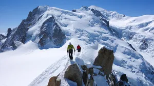勃朗峰雪山风景壁纸_18