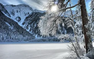 好看的雪景图片壁纸_12