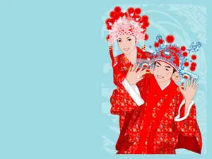 矢量传统婚礼 第一辑_6