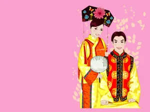 矢量传统婚礼 第一辑_16